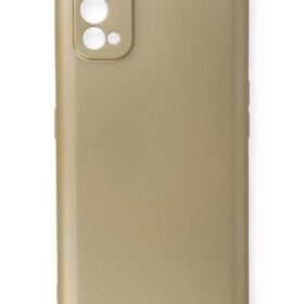 Realme 7 Pro Kılıf First Silikon - Gold-(5796)