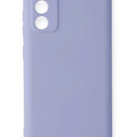 Samsung Galaxy S20 FE Kılıf Nano içi Kadife Silikon - Lila-(5796)
