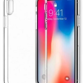iPhone XS Max Kılıf Lüx Şeffaf Silikon-(5796)