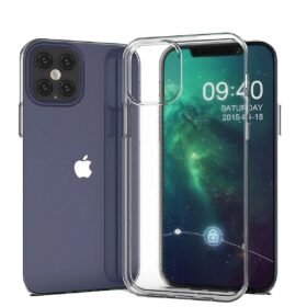 iPhone 12 Mini Kılıf Lüx Şeffaf Silikon-(5796)