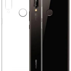 Huawei P20 Lite Kılıf Lüx Şeffaf Silikon-(5796)