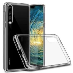 Huawei P30 Lite Kılıf Lüx Şeffaf Silikon-(5796)