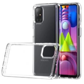 Samsung Galaxy M51 Kılıf Lüx Şeffaf Silikon-(5796)