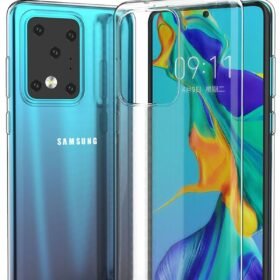 Samsung Galaxy S20 Ultra Kılıf Lüx Şeffaf Silikon-(5796)