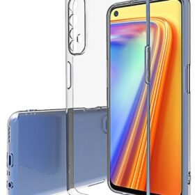 Realme 7 Pro Kılıf Lüx Şeffaf Silikon - Şeffaf-(5796)
