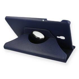 Samsung Galaxy T590 Tab A 10.5 Kılıf 360 Tablet Deri Kılıf - Lacivert-(5796)