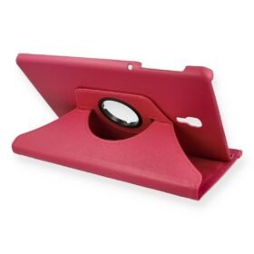 Samsung Galaxy T590 Tab A 10.5 Kılıf 360 Tablet Deri Kılıf - Pembe-(5796)