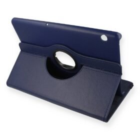 Huawei MediaPad T5 10 Kılıf 360 Tablet Deri Kılıf - Lacivert-(5796)