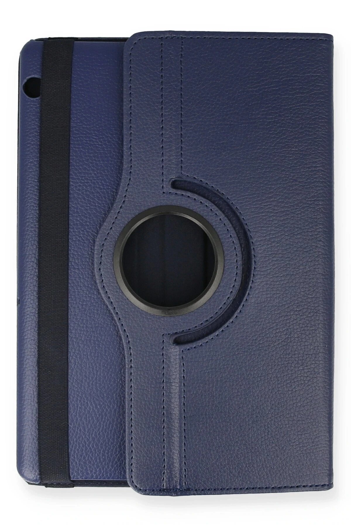 Huawei MediaPad T5 10 Kılıf 360 Tablet Deri Kılıf - Lacivert-(5796) - Görsel 2