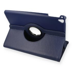 iPad 9.7 (2018) Kılıf 360 Tablet Deri Kılıf - Lacivert-(5796)