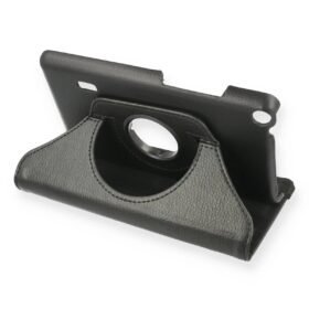 Huawei MediaPad T3 7 Kılıf 360 Tablet Deri Kılıf - Siyah-(5796)