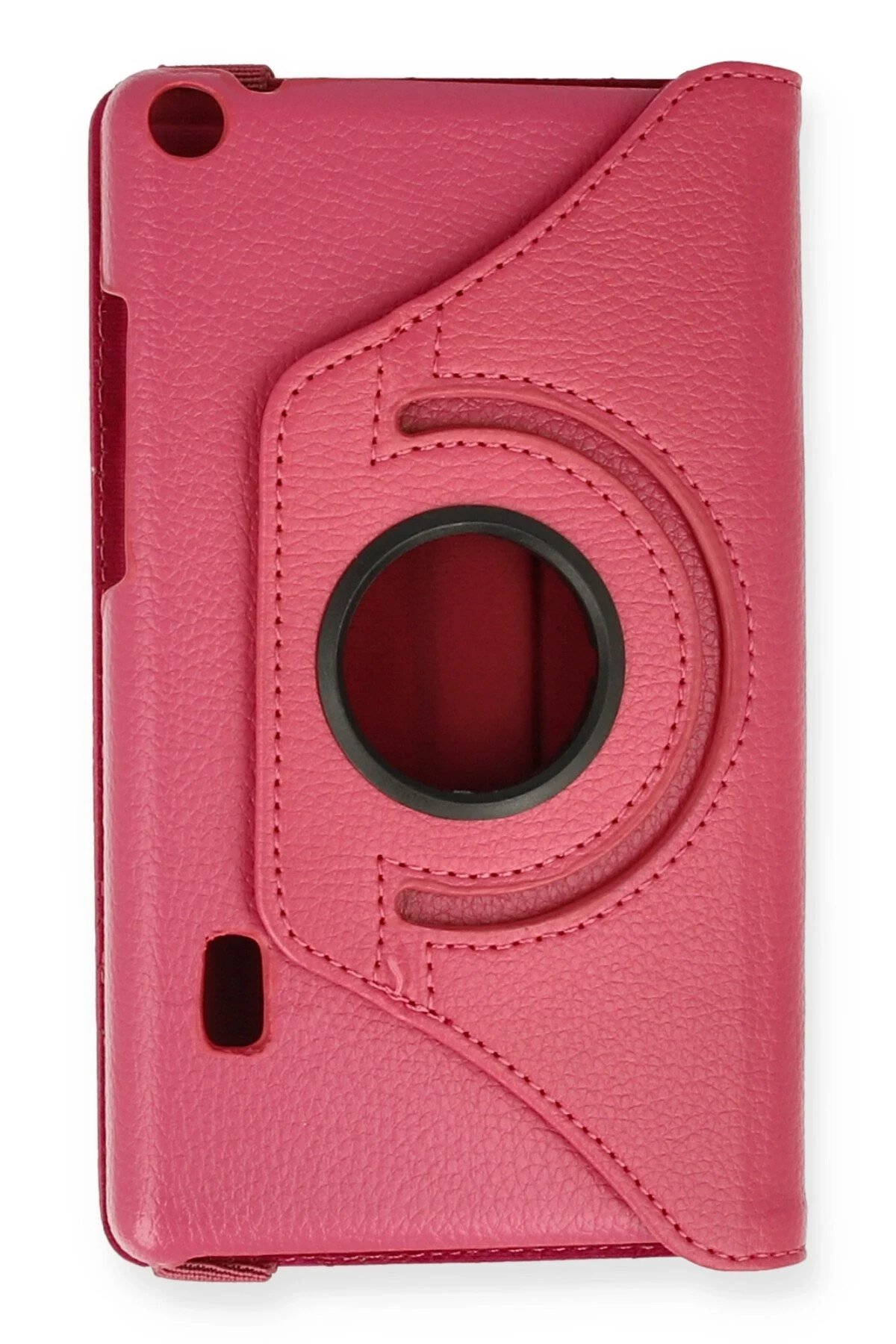 Huawei MediaPad T3 7 Kılıf 360 Tablet Deri Kılıf - Pembe-(5796) - Görsel 2