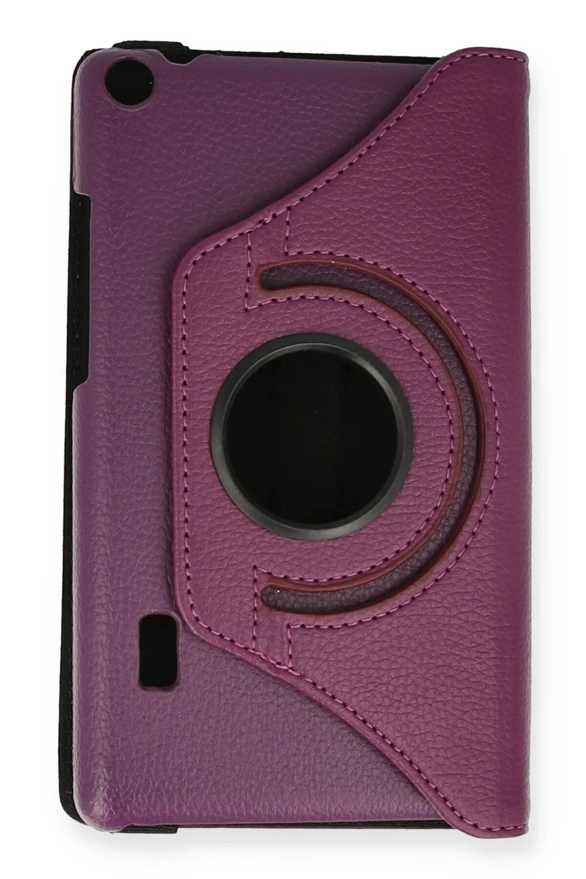 Huawei MediaPad T3 7 Kılıf 360 Tablet Deri Kılıf - Mürdüm-(5796) - Görsel 2