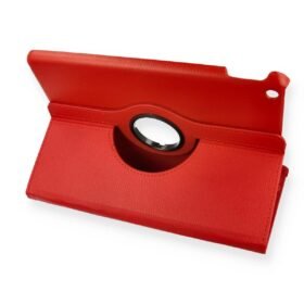 iPad 10.2 (7.nesil) Kılıf 360 Tablet Deri Kılıf - Kırmızı-(5796)