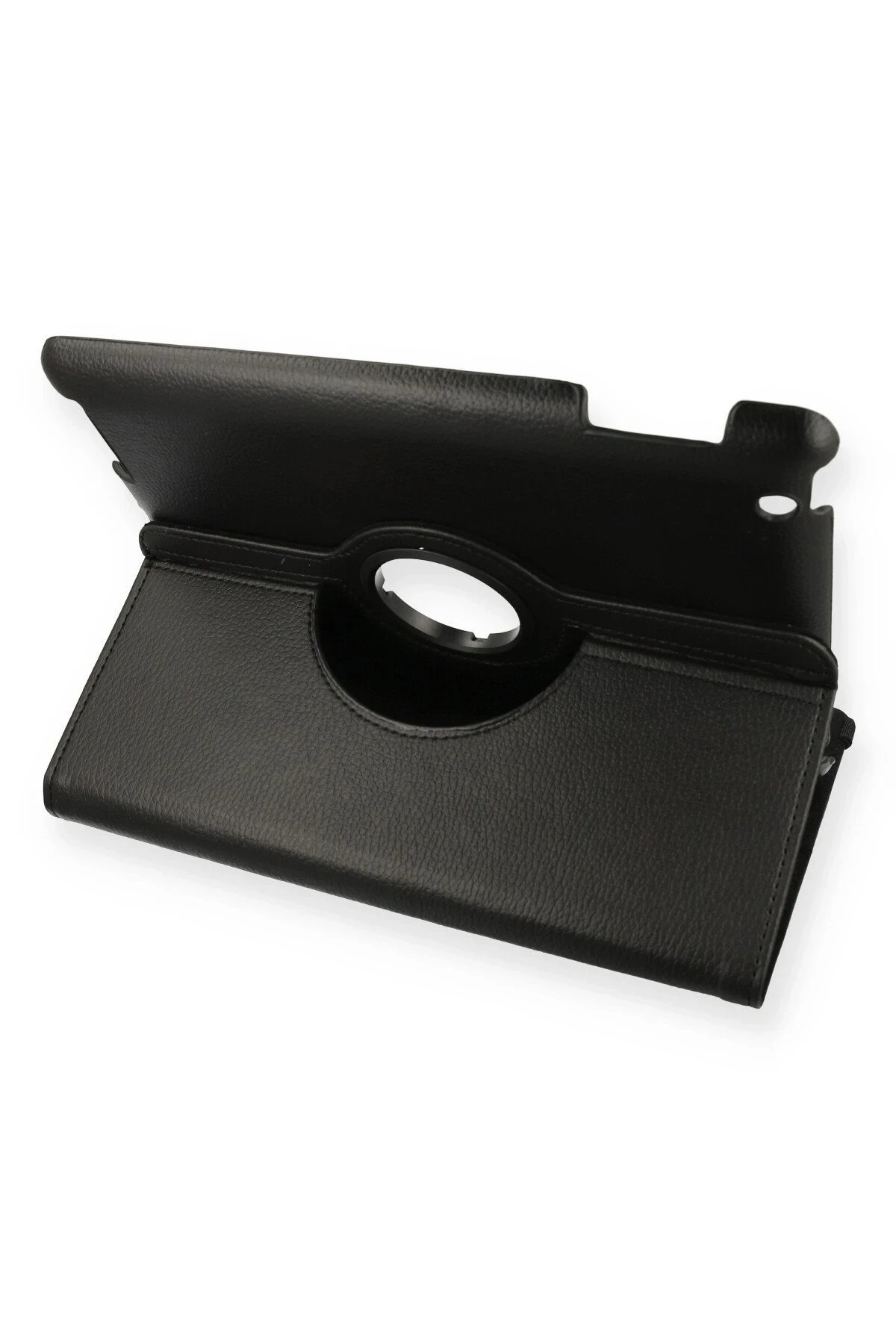 iPad 4 9.7 Kılıf 360 Tablet Deri Kılıf - Siyah-(5796)