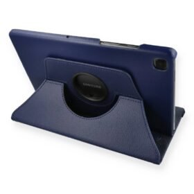 Samsung Galaxy Tab A7 10.4 Kılıf 360 Tablet Deri Kılıf - Lacivert-(5796)