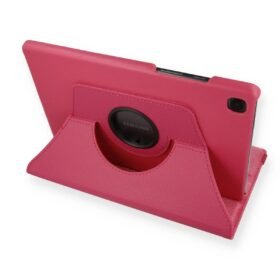 Samsung Galaxy Tab A7 10.4 Kılıf 360 Tablet Deri Kılıf - Pembe-(5796)