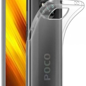 Xiaomi Pocophone X3 Kılıf Lüx Şeffaf Silikon-(5796)