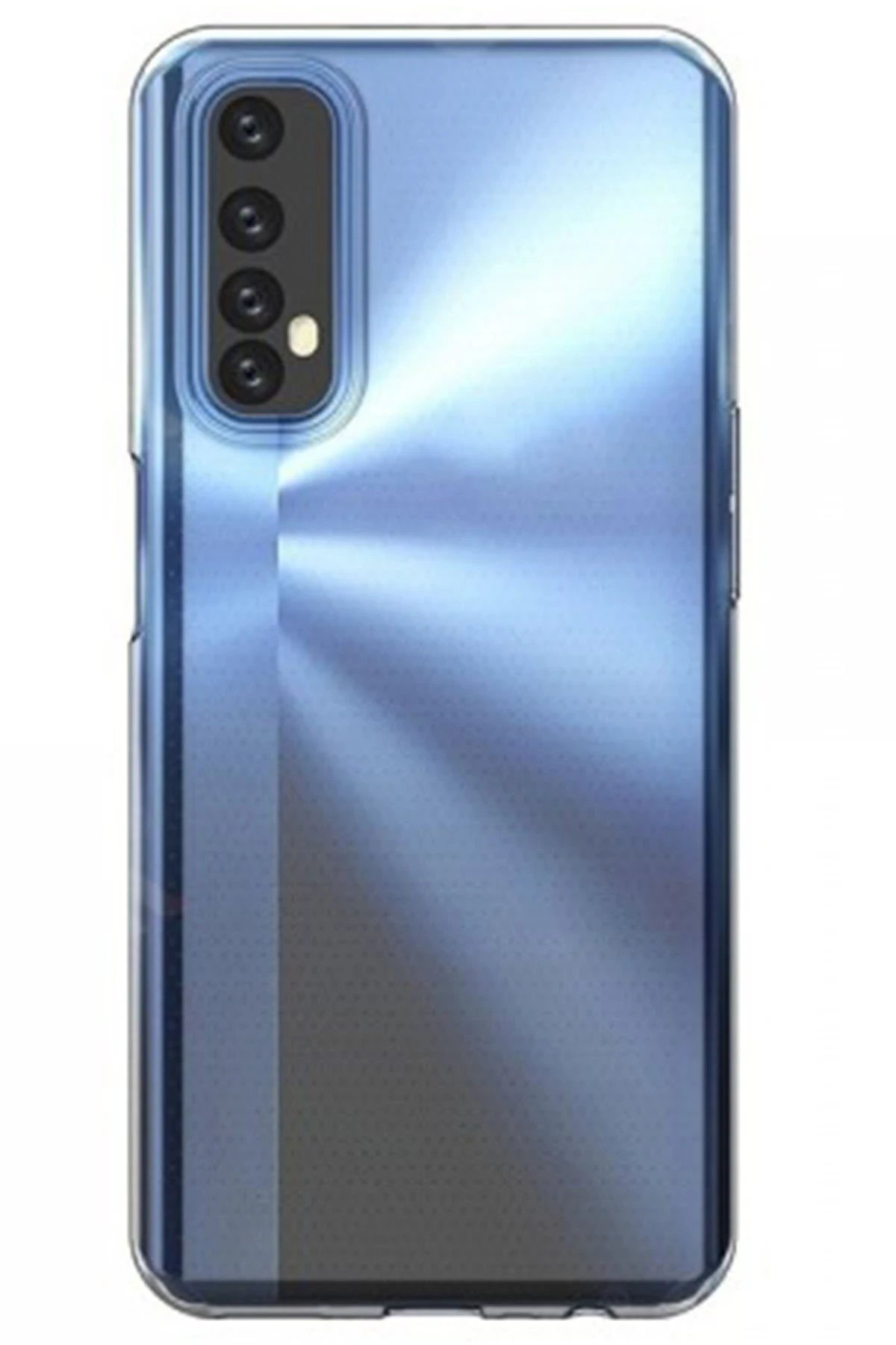 Realme 7 Kılıf Lüx Şeffaf Silikon-(5796)