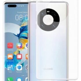 Huawei Mate 40 Pro Kılıf Lüx Şeffaf Silikon-(5796)