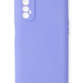 Realme 7 Kılıf First Silikon - Lila-(5796)
