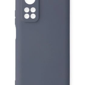 Xiaomi Mi 10T Kılıf Nano içi Kadife Silikon - Gri-(5796)