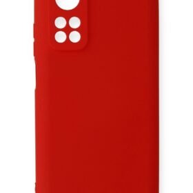 Xiaomi Mi 10T Kılıf Nano içi Kadife Silikon - Kırmızı-(5796)