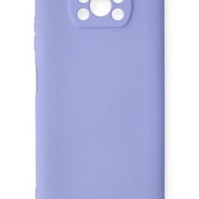 Xiaomi Pocophone X3 Kılıf Nano içi Kadife Silikon - Lila-(5796)