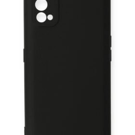 Realme 7 Pro Kılıf Nano içi Kadife Silikon - Siyah-(5796)