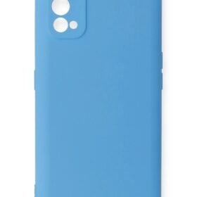 Realme 7 Pro Kılıf Nano içi Kadife Silikon - Mavi-(5796)