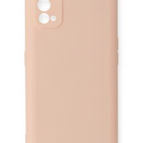Realme 7 Pro Kılıf Nano içi Kadife Silikon - Pudra-(5796)