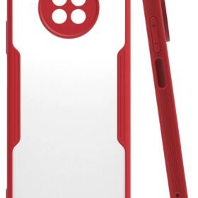 Xiaomi Mi 10T Lite Kılıf Platin Silikon - Kırmızı-(5796)