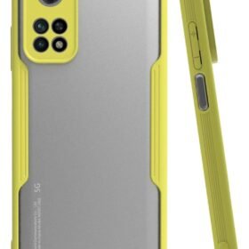 Xiaomi Mi 10T Pro Kılıf Platin Silikon - Sarı-(5796)