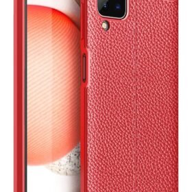 Samsung Galaxy A12 Kılıf Auto Focus Kapak - Kırmızı-(5796)