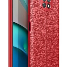 Xiaomi Redmi Note 9 5G Kılıf Auto Focus Kapak - Kırmızı-(5796)