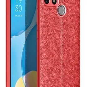 Oppo A15 Kılıf Auto Focus Kapak - Kırmızı-(5796)