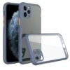 iPhone 11 Pro Kılıf Miami Şeffaf Silikon - Gri-(5796)