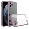 iPhone 11 Pro Kılıf Miami Şeffaf Silikon - Açık Mor-(5796)