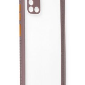 Samsung Galaxy A31 Kılıf Miami Şeffaf Silikon - Açık Mor-(5796)