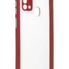 Samsung Galaxy M31 Kılıf Miami Şeffaf Silikon - Fuşya-(5796)