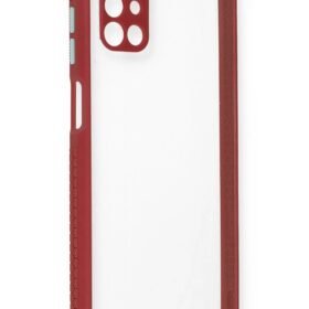 Samsung Galaxy M51 Kılıf Miami Şeffaf Silikon - Fuşya-(5796)