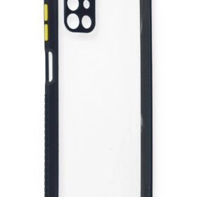 Samsung Galaxy M51 Kılıf Miami Şeffaf Silikon - Lacivert-(5796)