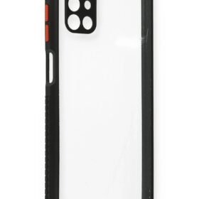 Samsung Galaxy M51 Kılıf Miami Şeffaf Silikon - Siyah-(5796)