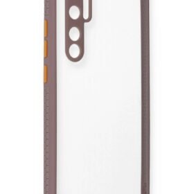 Xiaomi Mi Note 10 Lite Kılıf Miami Şeffaf Silikon - Açık Mor-(5796)