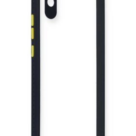 Xiaomi Redmi 9A Kılıf Miami Şeffaf Silikon - Lacivert-(5796)