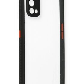 Realme 7 Pro Kılıf Miami Şeffaf Silikon - Siyah-(5796)