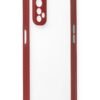 Realme 7 Kılıf Miami Şeffaf Silikon - Fuşya-(5796)