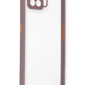 Oppo A73 Kılıf Miami Şeffaf Silikon - Açık Mor-(5796)