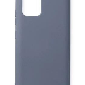 Samsung Galaxy A91 / S10 Lite Kılıf Nano içi Kadife Silikon - Gri-(5796)