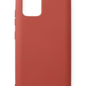 Samsung Galaxy A91 / S10 Lite Kılıf Nano içi Kadife Silikon - Kiremit-(5796)